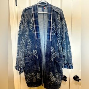 Pilcro Oversized Cardigan Coat